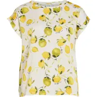 Vila Shirts 'VIEllette' gul / grøn / hvid