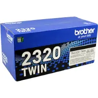 Brother Twinpack tonerkassetter sort 2.600 sider