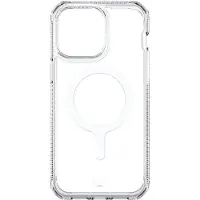 Itskins HYBRID_R // CLEAR - Bagsidecover til mobiltelefon - grov - MagSafe-kompatibel - MagSafe-kompatibilitet - 100 % genbrugt materiale - gennemsig
