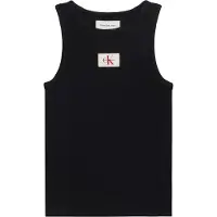 Calvin Klein Jeans Overdel 'Monologo Patch Tank' sort