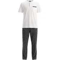 Dagi Pyjamas lang grå / sort / hvid
