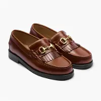 Playboy Footwear Dame Valerie Loafers Brandy Leather