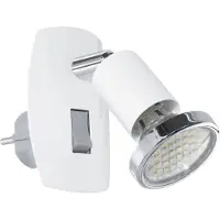 Eglo MINI 4 PLUG SPOT 3W HVID