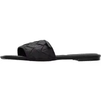 Calvin Klein Pantoletter 'Woven Strap Flat' sort