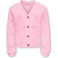 Kids Only Cardigan - Strik - Viskose - KogDana - Sweet Lilac/EMB - - 13-14 år (158-164) - Cardigan