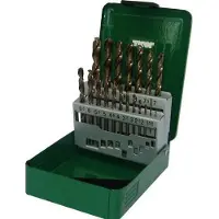 Thürmer Tools Metalbor HSS Cobolt Borsæt 1-10mm med 0,5mm spring levers i stålkasse