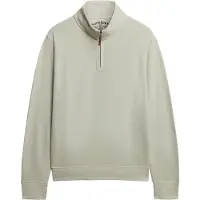 Superdry Superdrytil mænd. M2014346A Sweatshirt med halv lynlås Classic Essential beige (XXL), Casual, Bomuld