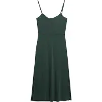 Superdry Superdrytil kvinder. W8011419A Grøn strikkjole med åben ryg (XL), Casual, Viscose, Modal, Uden ærmer/stropper