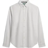 Superdry Superdrytil kvinder. W4010565A Slim fit oxfordskjorte hvid (M), Casual, Bomuld, Lange ærmer