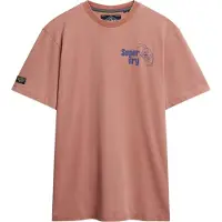Superdry Superdrytil mænd. M1012263A Trade Tools T-shirt pink (S), Casual, Bomuld, Korte ærmer