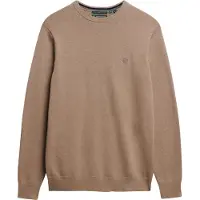 Superdry Superdrytil mænd. M6110691A Jumper Essentials beige (3XL), Casual, Bomuld