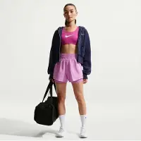 Nike One Træningsshorts Dri-FIT High Waisted 3'' 2IN1 - Pink/Hvid Kvinde, størrelse XX-Large