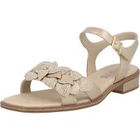 Caprice Heeled sandal, grey, made of Leather with Block heel, Size 36