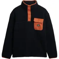 Superdry Superdrytil mænd. M2014283A Fuji Fleece Half Zip (XL), Casual, Bomuld, Blå