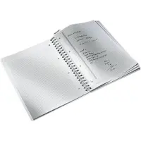 Leitz Notesblok WOW PP A4kvad.80ark m/hul hvid - (6 stk.)