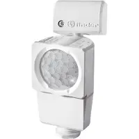 Finder 18.11, Passiv infrarød (PIR) sensor, Ledningsført, 10 m, Loft/væg, Indendørs, Udendørs, Hvid