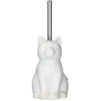 Wenko 24144100, Toiletbørste & holder, Hvid, Keramisk, 140 mm, 170 mm, 220 mm