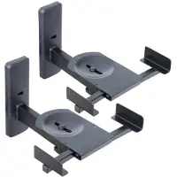 Art G-10 - Monteringssæt (2 højttalerbøjler, neoprene pads) - metal - sort - vægmonterbar