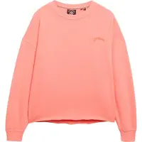 Superdry Superdrytil kvinder. W2012293A Baggy sweatshirt med logo Essential pink (XXS), Casual, Bomuld