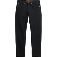 Superdry Superdrytil mænd. M7010887A Straight cut, slim fit Vintage jeans sort (33/34), Casual, Bomuld, Denim, Økologisk bomuld, Bæredygtig