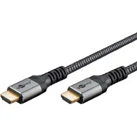 Pro HDMI 2.1 Sleeved - 2m - Sort