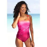 LASCANA Badedragt orange / fuchsia / lys pink