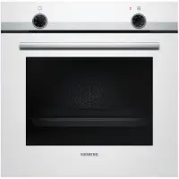 Siemens iQ100 HB510ABV0S - Ovn - til indbygning - niche - bredde: 56 cm - dybde: 55 cm - højde: 58.5 cm - Klasse A - hvid