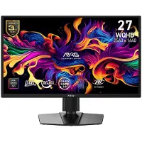 MSI MAG 272QP X24 - OLED-monitor - gaming - 27 (26.5 til at se) - 2560 x 1440 WQHD @ 240 Hz - 400 cd/m² - 1500000:1 - DisplayHDR 500 True Black - 0.03 ms - 2xHDMI, DisplayPort, USB-C