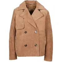 Freaky nation Overgangsjakke ' Lederjacke ' brun