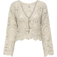 ONLY Cardigan 'ONLWaterly' ecru