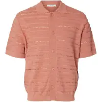 Selected Cardigan 'SLHPALLE' pastelrød