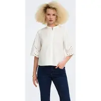ONLY Bluse 'ONLMeadow' hvid