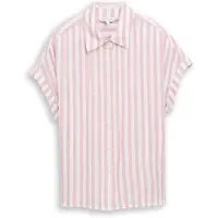 Tom Tailor Bluse lys pink / hvid