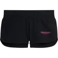 Superdry Superdrytil kvinder. W7110416A Sportswear Racer Shorts sort (XS), Casual, Bomuld