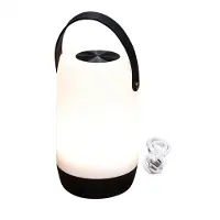 Det Gamle Apotek Solar bordlampe h 18,5xdia.11,5cm, 1/box, hvid, 1x18650 1200 mah usb inkl