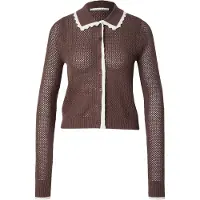 Abercrombie & Fitch Cardigan brun / hvid