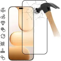 Mtp Products Honor 600 Lite Skærmbeskyttelse Hærdet Glas - Full Fit - 9H - Sort kant