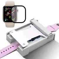 Mtp Products Apple Watch Series SE 3/SE (2023)/SE (2022)/SE/6/5/4 Skærmbeskytter med støvfrit monteringssæt - 40mm - sort kant