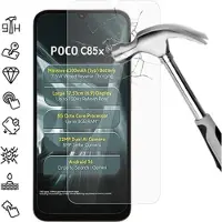 Mtp Products Xiaomi Poco C85x Skærmbeskyttelse Hærdet Glas - 9H - Case Friendly - Gennemsigtig