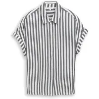 Tom Tailor Bluse navy / hvid
