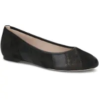 Caprice Ballerina, black, made of Leather with Block heel, Size 39