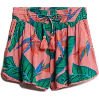 Superdry Superdrytil kvinder. W7110423A Pink shorts til stranden (S), Casual, Viscose