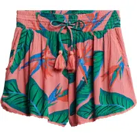 Superdry Superdrytil kvinder. W7110423A Pink shorts til stranden (XS), Casual, Viscose