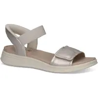 Caprice Sandal, metallic, made of Leather without heel, Size 40