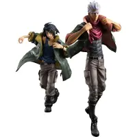 Megahouse Gundam Jern Mobile Suit -blooded Orphans Mikazuki Augus & Orga Itsuka G.e.m.-serien Pvc-figur 26 Cm
