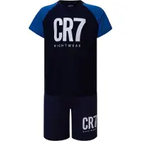Cr7 - Ronaldo Nattøj - Multifarve m. Logo - - 6 år (116) - Nattøj 2-delt