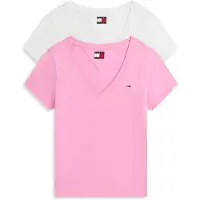 Tommy Hilfiger Shirts lys pink / hvid