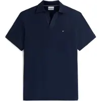 Tommy Hilfiger Bluser & t-shirts 'Relaxed Fit Stripe Crepe' mørkeblå