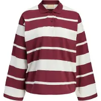 JJXX Shirts 'JXVilma' burgunder / hvid