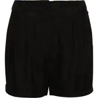 Superdry Superdrytil kvinder. W7110268A Sorte cupro-shorts (M), Casual, Viscose